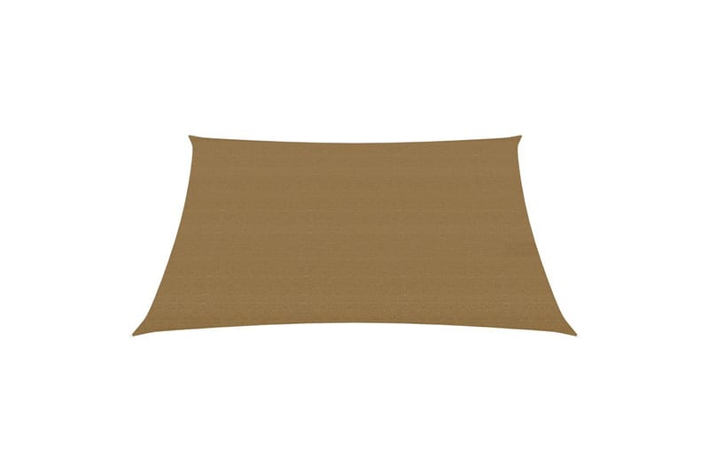 Solseil 160 g/m² gråbrun 3x3 m HDPE - Taupe - Hagemøbler - Solbeskyttelse - Solseil