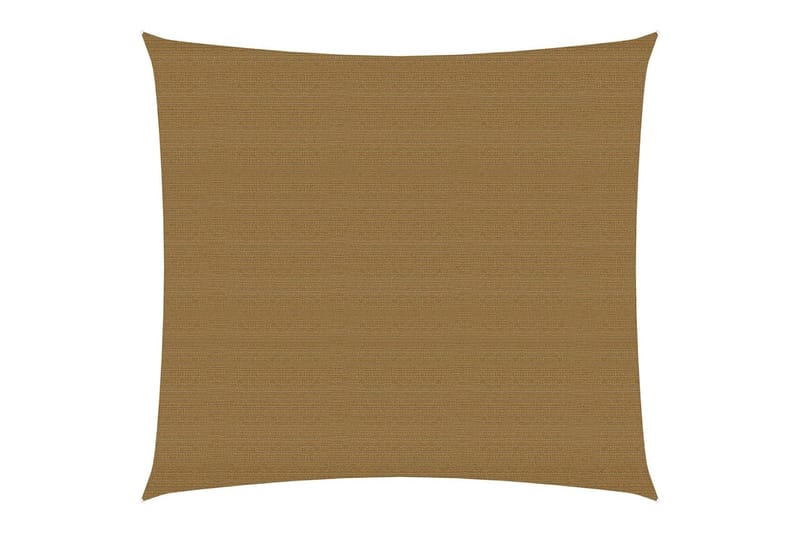 Solseil 160 g/m² gråbrun 4,5x4,5 m HDPE - Taupe - Hagemøbler - Solbeskyttelse - Solseil