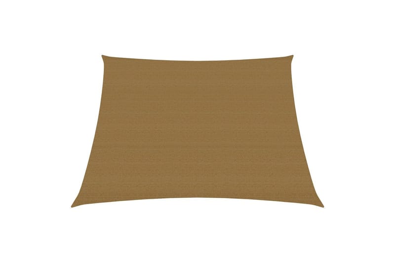 Solseil 160 g/m² gråbrun 4/5 x 4 m HDPE - Taupe - Hagemøbler - Solbeskyttelse - Solseil