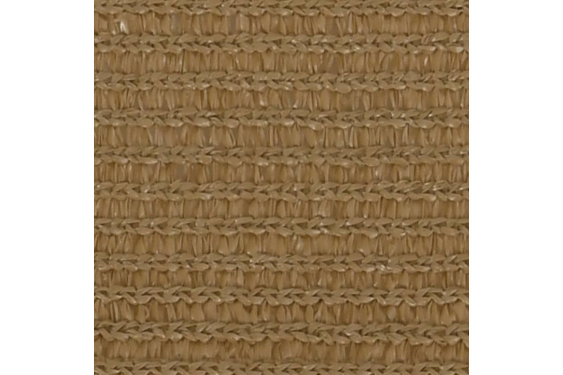Solseil 160 g/m² gråbrun 4x5x6,8 m HDPE - Taupe - Hagemøbler - Solbeskyttelse - Solseil