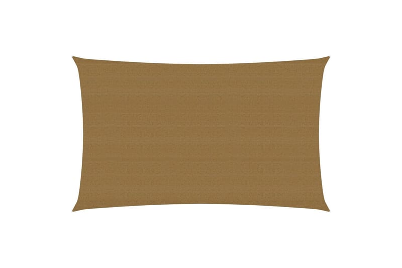 Solseil 160 g/m² gråbrun 5x8 m HDPE - Taupe - Hagemøbler - Solbeskyttelse - Solseil