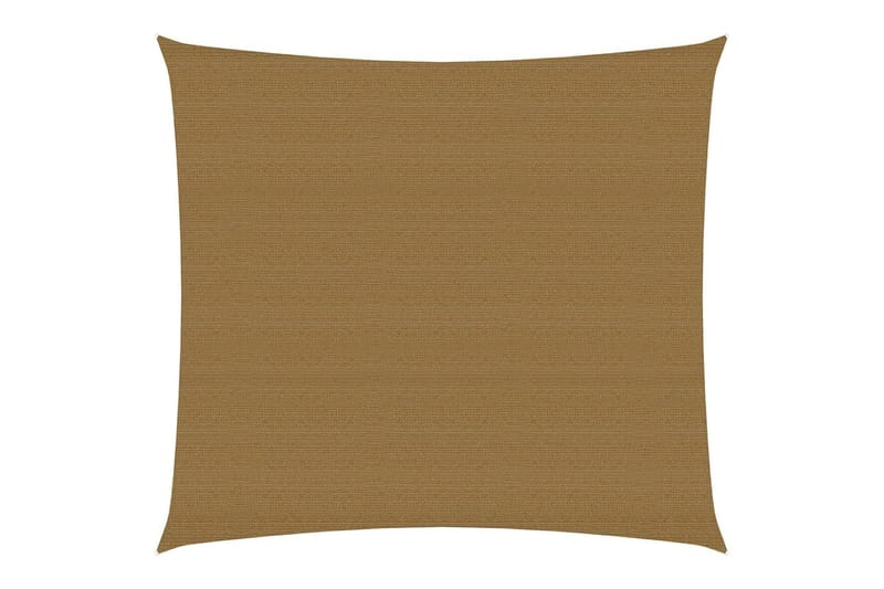 Solseil 160 g/m² gråbrun 6x6 m HDPE - Taupe - Solseil