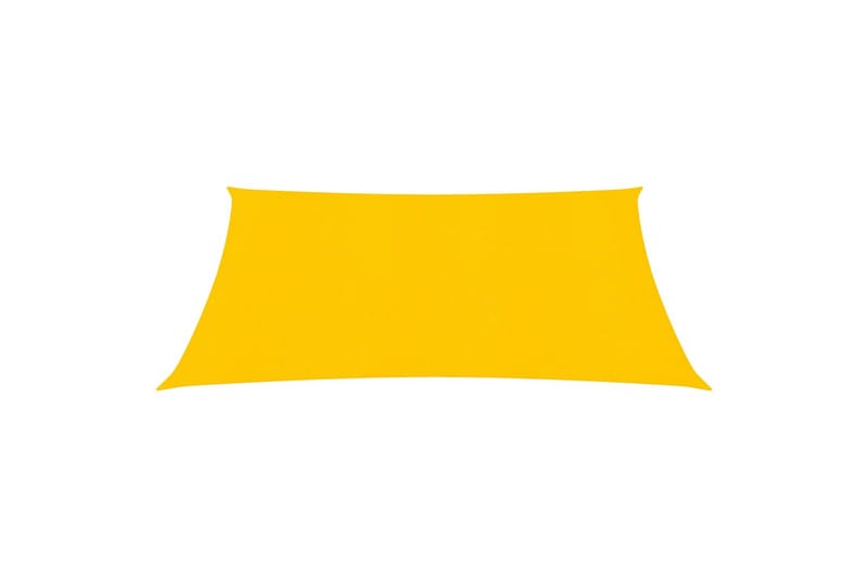 Solseil 160 g/m² gul 2,5x2,5 m HDPE - Gul - Hagemøbler - Solbeskyttelse - Solseil