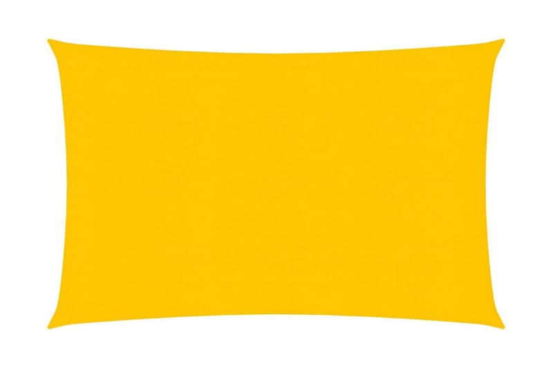 Solseil 160 g/m² gul 3x4,5 m HDPE - Gul - Hagemøbler - Solbeskyttelse - Solseil