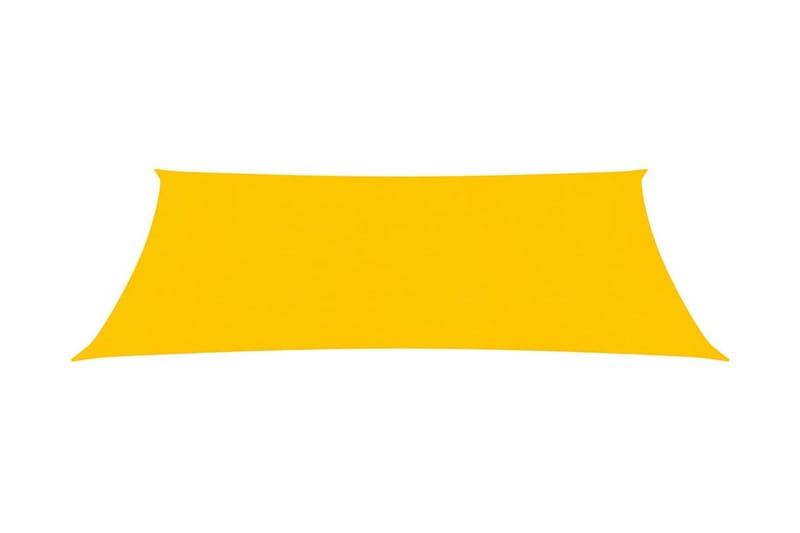 Solseil 160 g/m² gul 3x4,5 m HDPE - Gul - Hagemøbler - Solbeskyttelse - Solseil