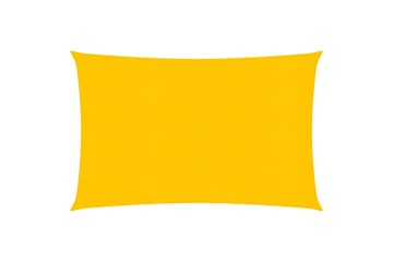 Solseil 160 g/m² gul 3x5 m HDPE - Gul - Hagemøbler - Solbeskyttelse - Solseil
