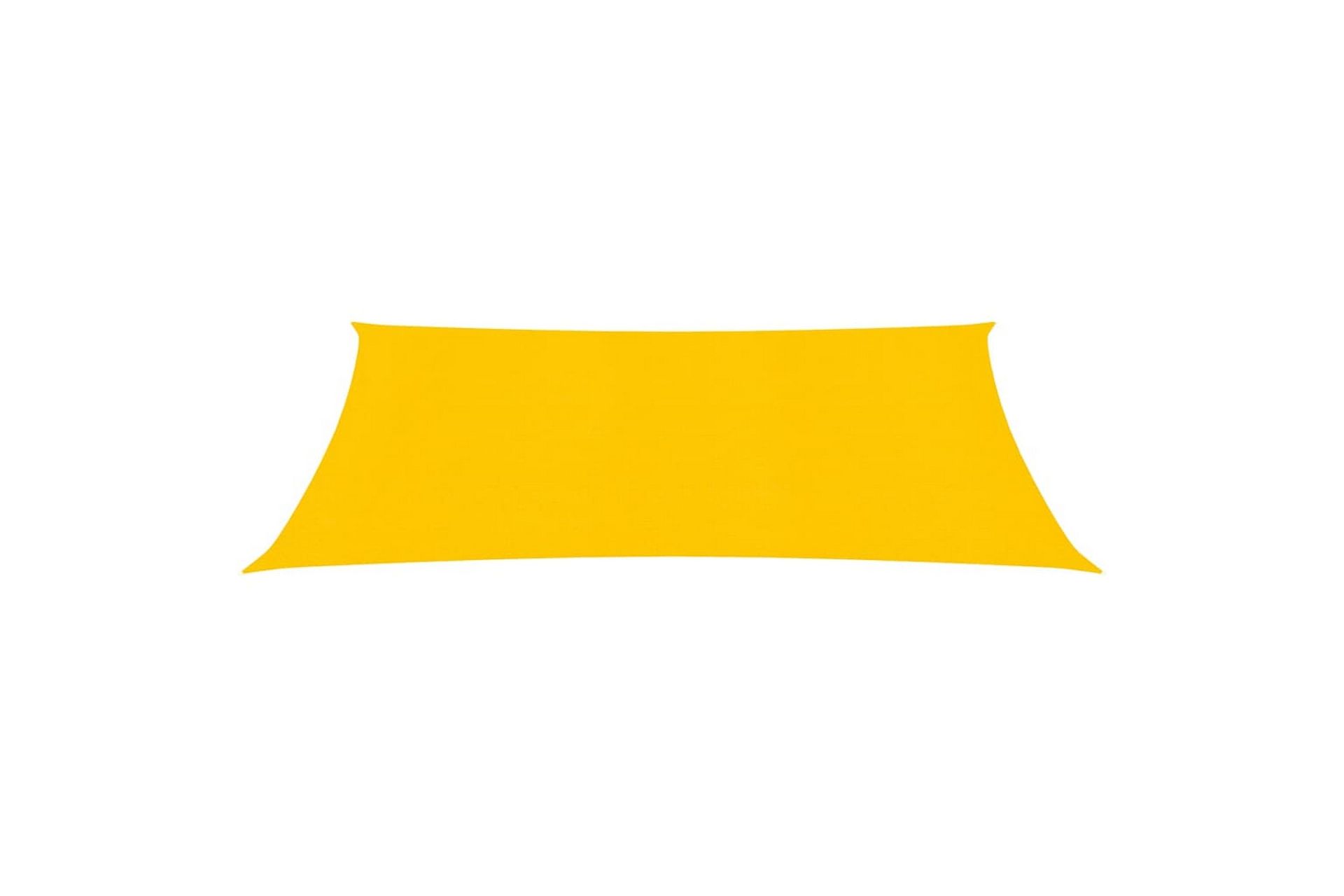 Solseil 160 g/m² gul 3x5 m HDPE - Gul - Hagemøbler - Solbeskyttelse - Solseil