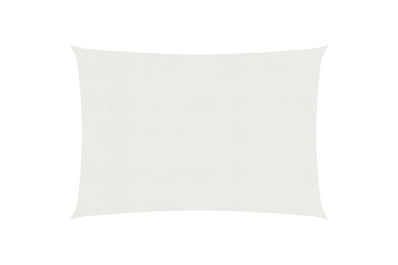 Solseil 160 g/m² hvit 2,5x3 m HDPE - Hvit - Hagemøbler - Solbeskyttelse - Solseil