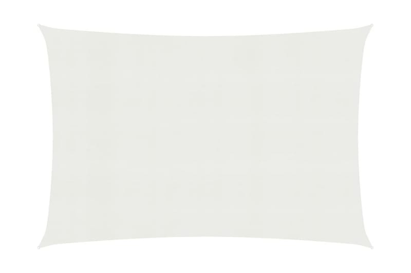 Solseil 160 g/m² hvit 2x3 m HDPE - Hvit - Hagemøbler - Solbeskyttelse - Solseil