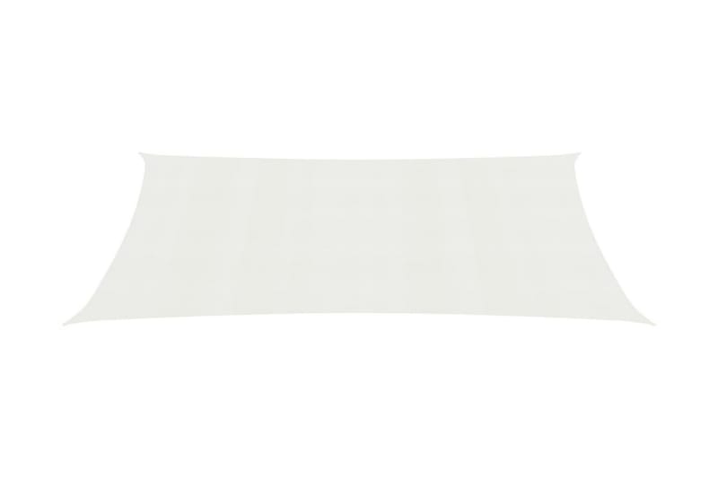 Solseil 160 g/m² hvit 2x3 m HDPE - Hvit - Hagemøbler - Solbeskyttelse - Solseil