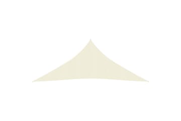 Solseil 160 g/m² kremhvit 4x5x5 m HDPE - Krem - Hagemøbler - Solbeskyttelse - Solseil