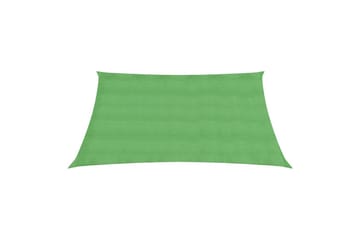 Solseil 160 g/m² lysegrønn 2,5x2,5 m HDPE - grønn - Hagemøbler - Solbeskyttelse - Solseil