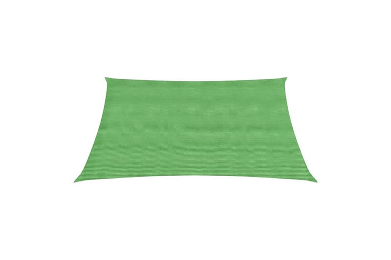 Solseil 160 g/m² lysegrønn 4,5x4,5 m HDPE - grønn - Hagemøbler - Solbeskyttelse - Solseil