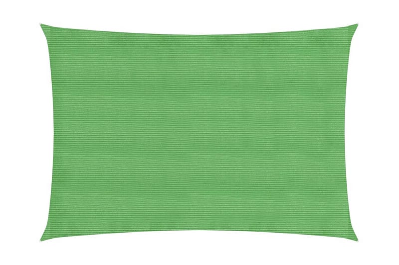 Solseil 160 g/m² lysegrønn 4x6 m HDPE - grønn - Hagemøbler - Solbeskyttelse - Solseil