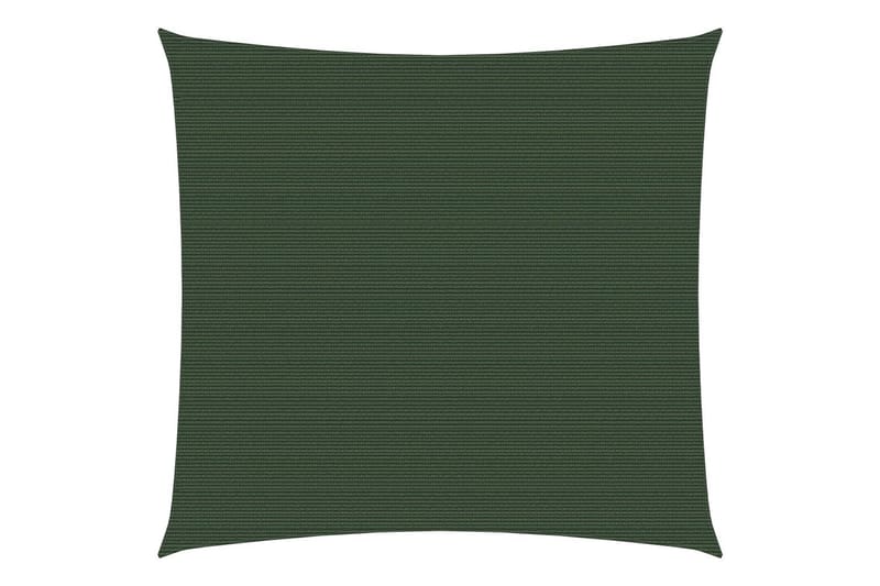 Solseil 160 g/m² mørkegrønn 2,5x2,5 m HDPE - grønn - Hagemøbler - Solbeskyttelse - Solseil