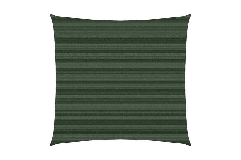 Solseil 160 g/m² mørkegrønn 2x2 m HDPE - grønn - Hagemøbler - Solbeskyttelse - Solseil