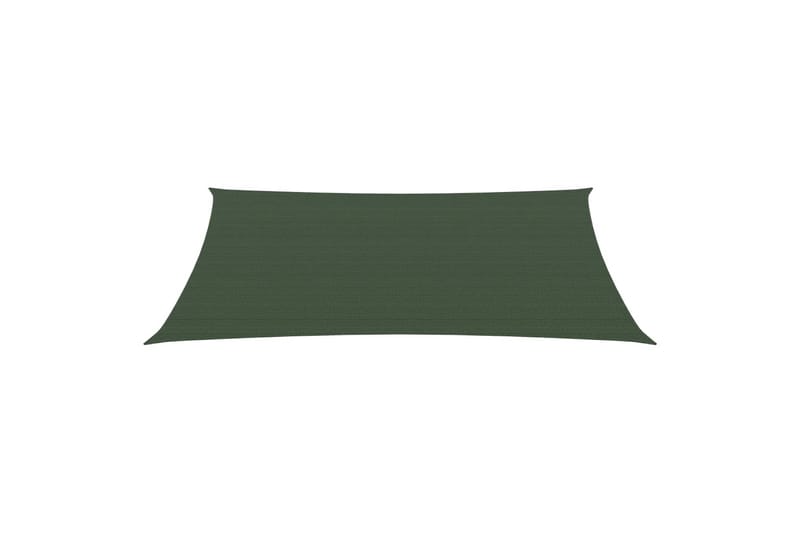 Solseil 160 g/m² mørkegrønn 3x4 m HDPE - grønn - Hagemøbler - Solbeskyttelse - Solseil