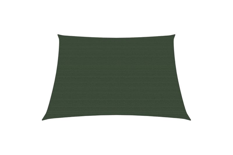 Solseil 160 g/m² mørkegrønn 4/5x4 m HDPE - grønn - Hagemøbler - Solbeskyttelse - Solseil