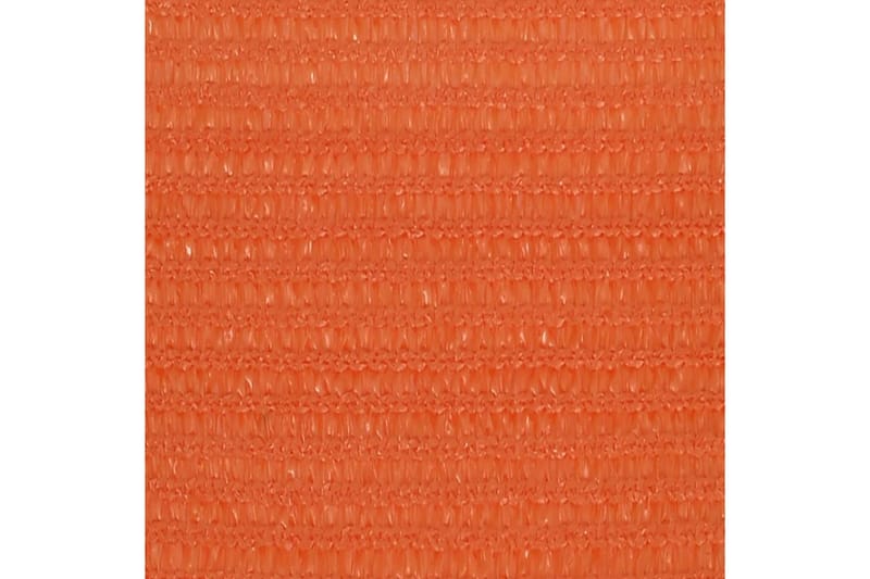 Solseil 160 g/m² oransje 2,5x2,5 m HDPE - Oransj - Hagemøbler - Solbeskyttelse - Solseil