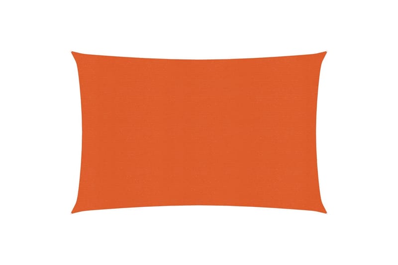 Solseil 160 g/m² oransje 2,5x3,5 m HDPE - Oransj - Hagemøbler - Solbeskyttelse - Solseil
