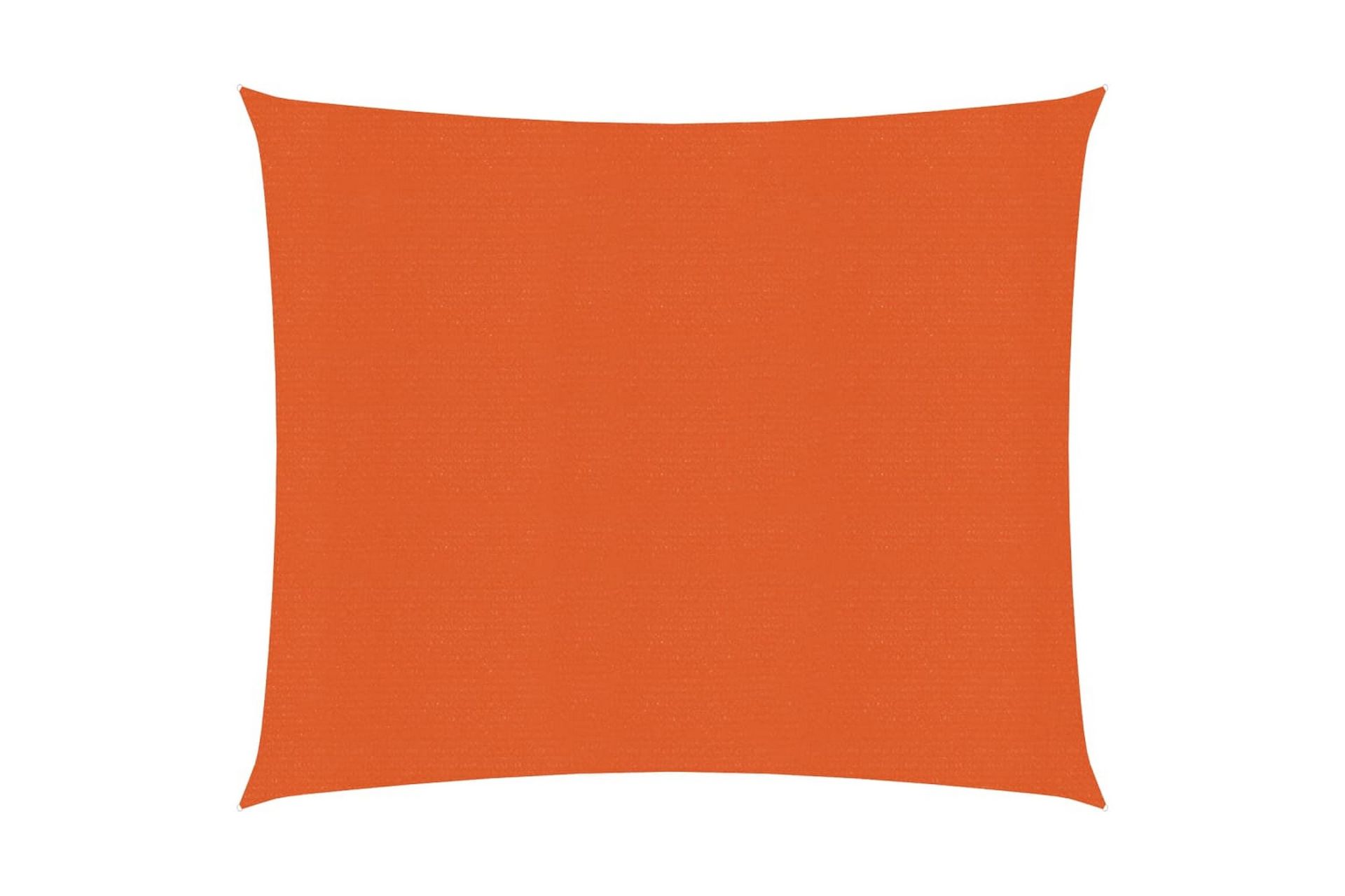 Solseil 160 g/m² oransje 2x2 m HDPE - Oransj - Hagemøbler - Solbeskyttelse - Solseil