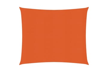 Solseil 160 g/m² oransje 2x2 m HDPE - Oransj - Hagemøbler - Solbeskyttelse - Solseil