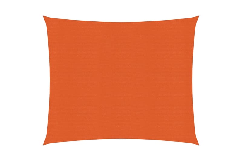 Solseil 160 g/m² oransje 2x2 m HDPE - Oransj - Hagemøbler - Solbeskyttelse - Solseil