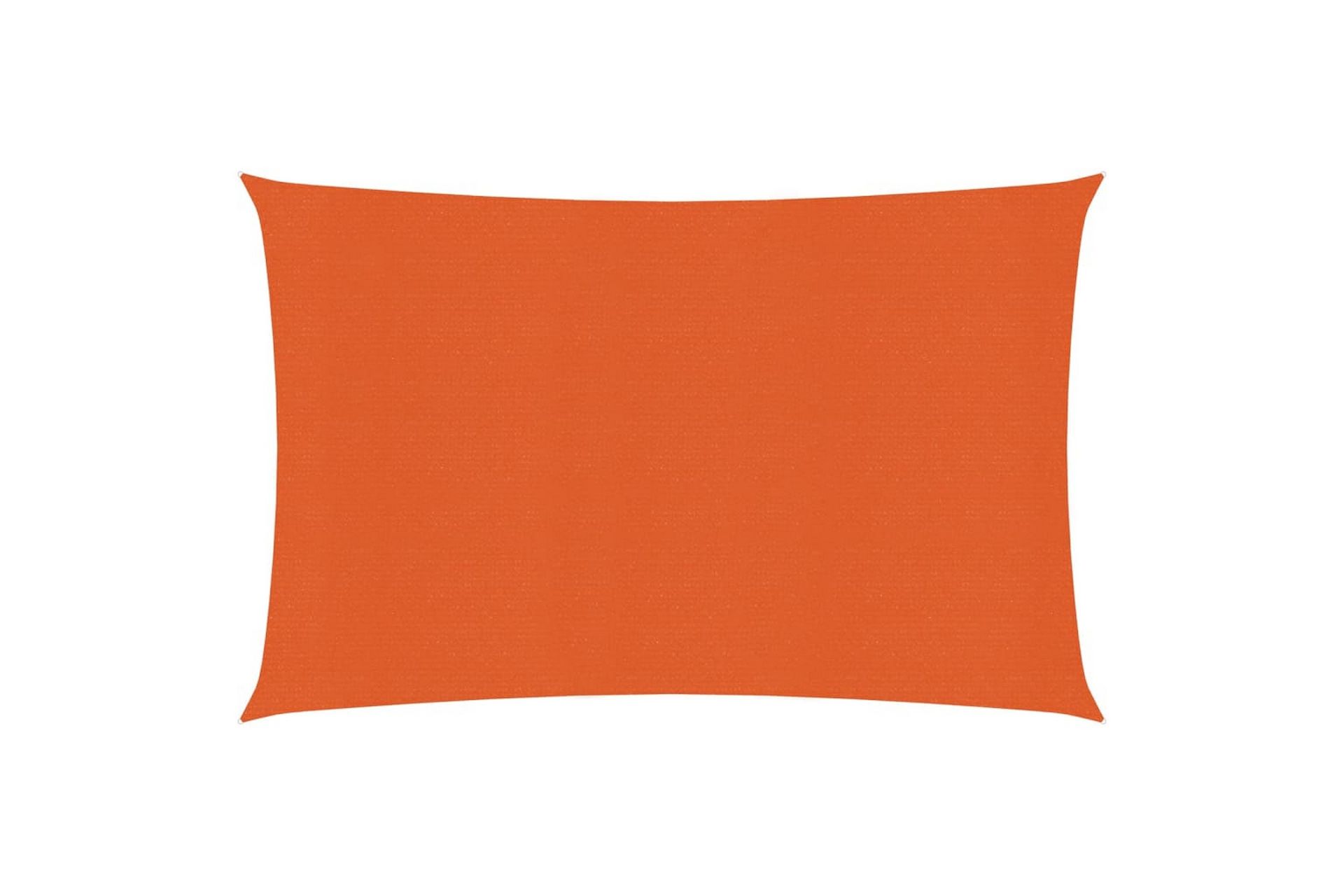 Solseil 160 g/m² oransje 2x3,5 m HDPE - Oransj - Hagemøbler - Solbeskyttelse - Solseil