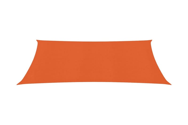 Solseil 160 g/m² oransje 3,5x4,5 m HDPE - Oransj - Hagemøbler - Solbeskyttelse - Solseil