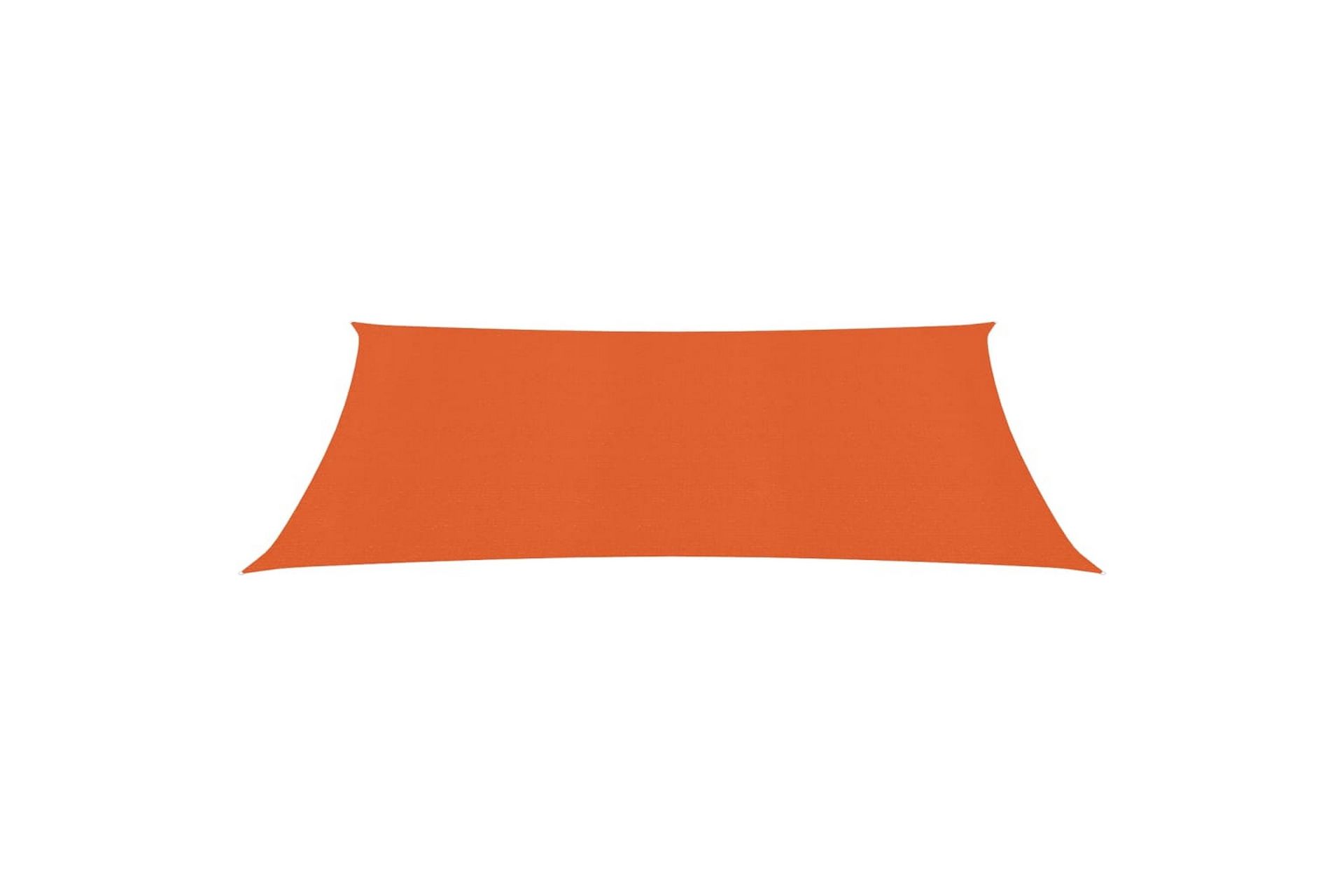 Solseil 160 g/m² oransje 3,5x5 m HDPE - Oransj - Hagemøbler - Solbeskyttelse - Solseil