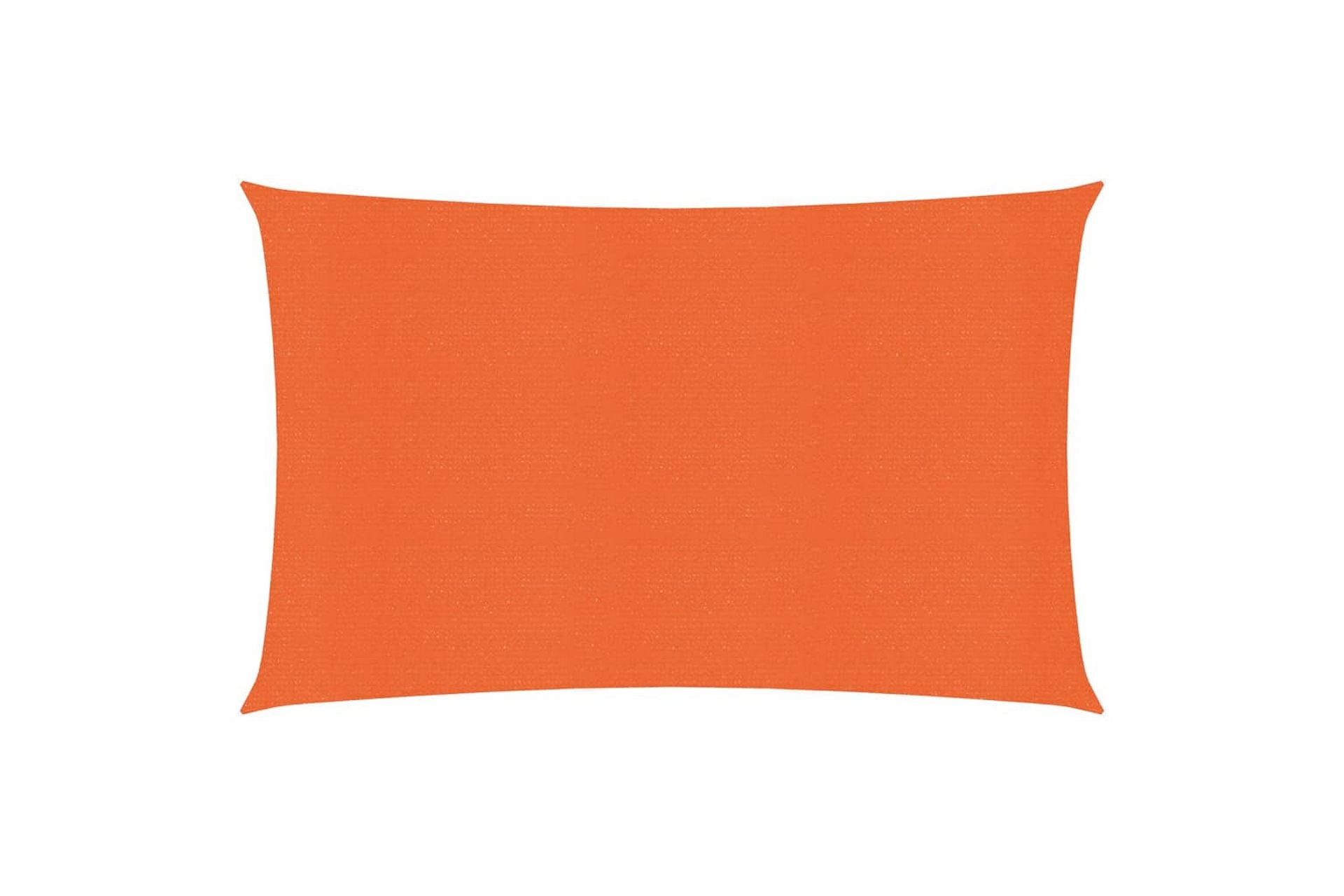 Solseil 160 g/m² oransje 3,5x5 m HDPE - Oransj - Hagemøbler - Solbeskyttelse - Solseil