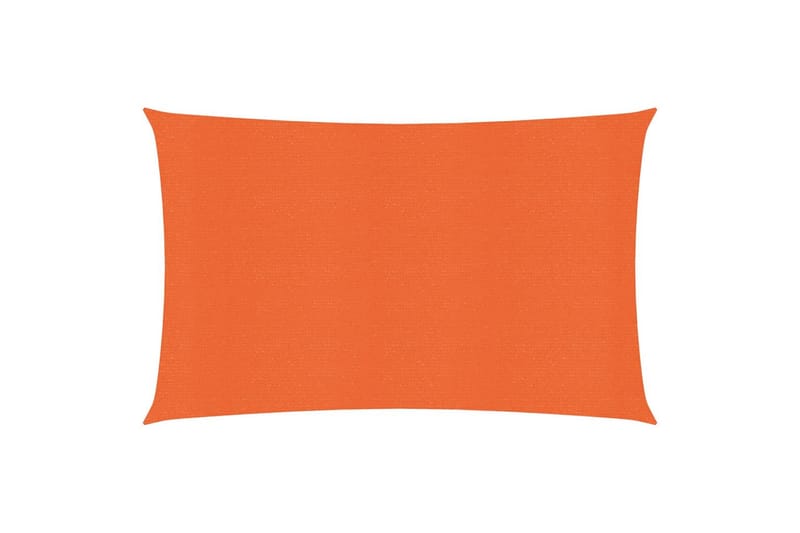 Solseil 160 g/m² oransje 3,5x5 m HDPE - Oransj - Hagemøbler - Solbeskyttelse - Solseil