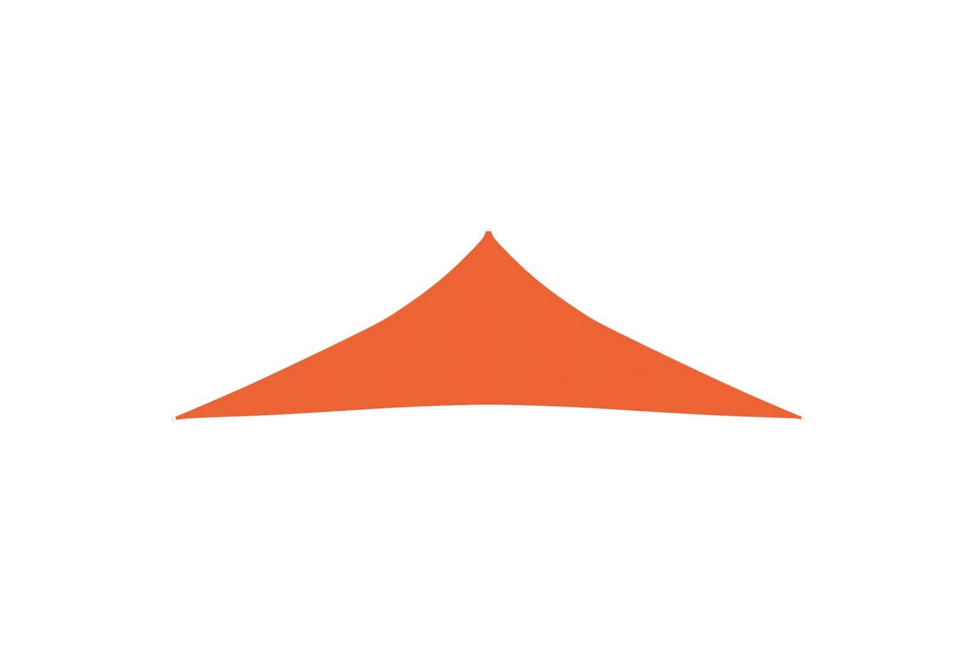 Solseil 160 g/m² oransje 3x3x4,2 m HDPE - Oransj - Hagemøbler - Solbeskyttelse - Solseil