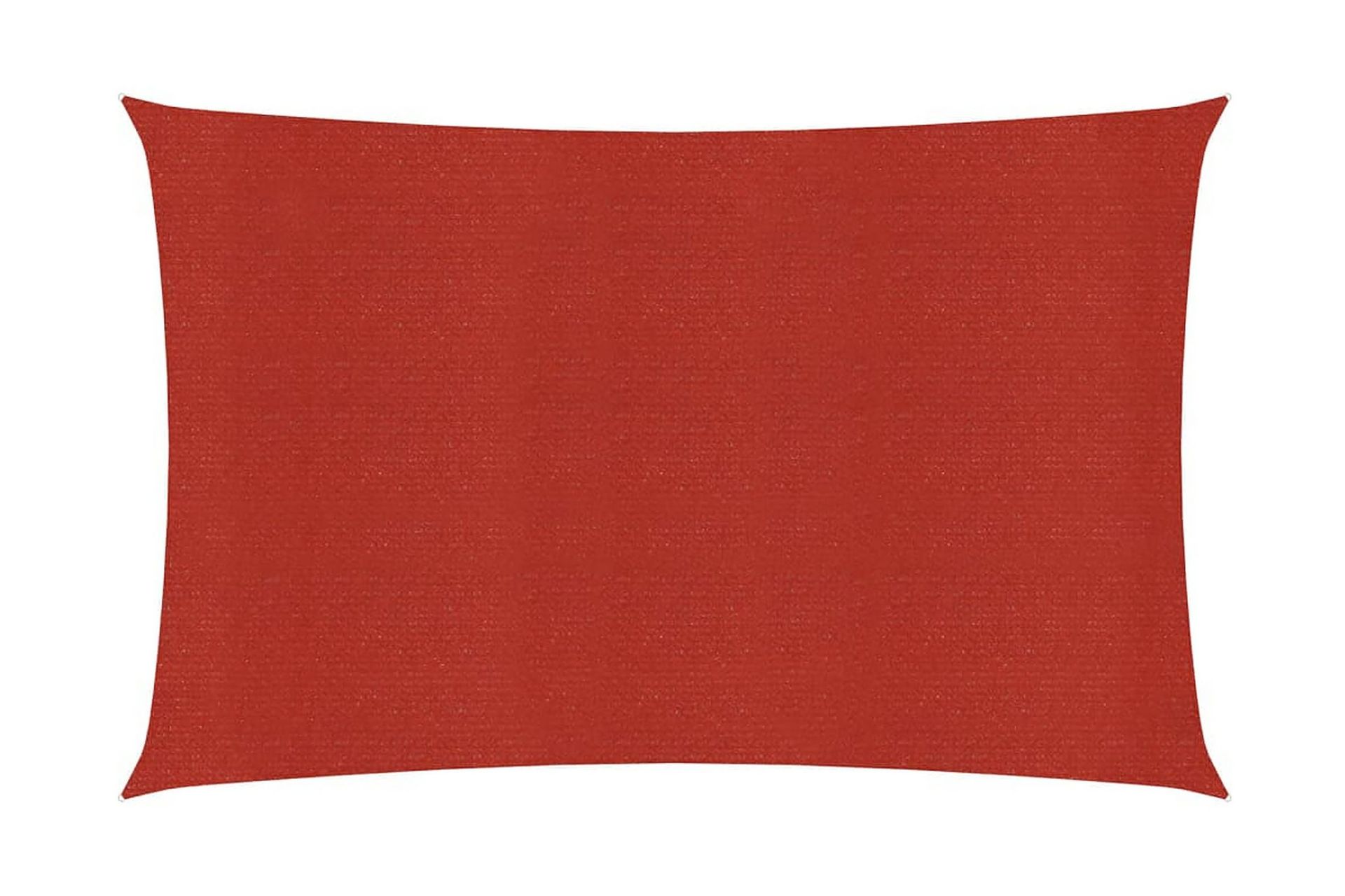 Solseil 160 g/m² rød 2,5x4 m HDPE - Rød - Hagemøbler - Solbeskyttelse - Solseil