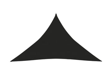 Solseil 160 g/m² svart 2,5x2,5x3,5 m HDPE - Svart - Hagemøbler - Solbeskyttelse - Solseil