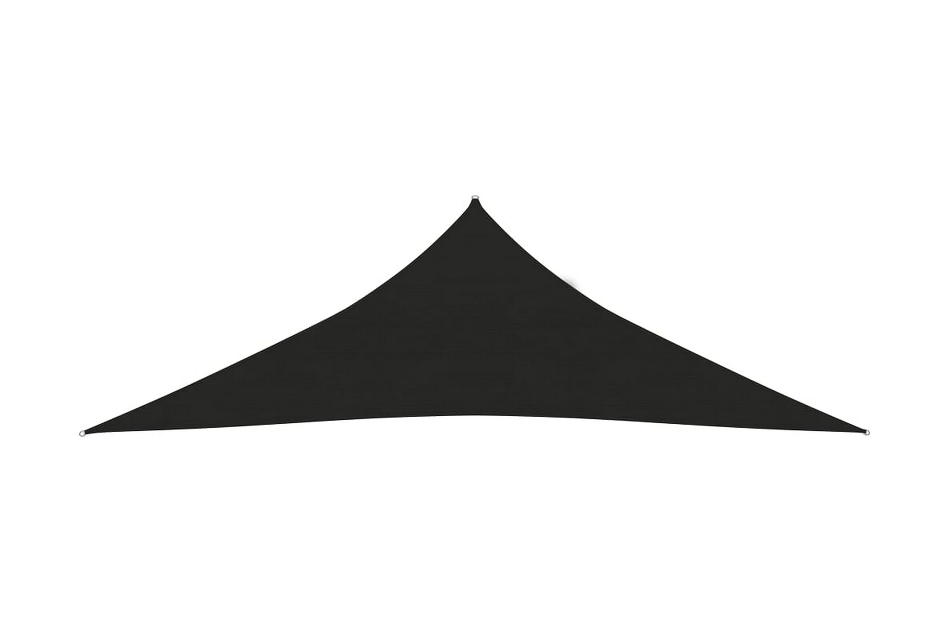 Solseil 160 g/m² svart 2,5x2,5x3,5 m HDPE - Svart - Hagemøbler - Solbeskyttelse - Solseil