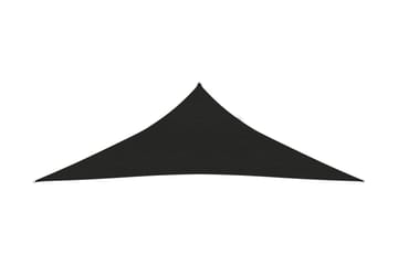 Solseil 160 g/m² svart 2,5x2,5x3,5 m HDPE - Svart - Hagemøbler - Solbeskyttelse - Solseil