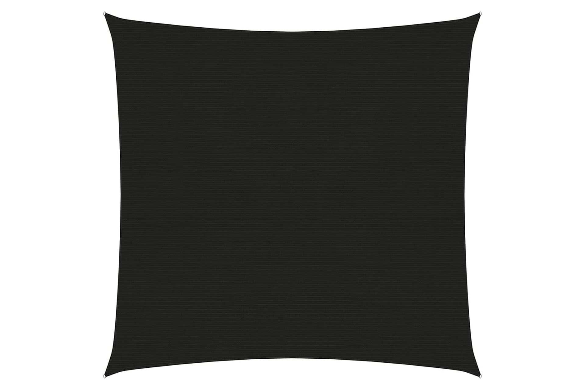 Solseil 160 g/m² svart 2,5x3 m HDPE - Svart - Hagemøbler - Solbeskyttelse - Solseil