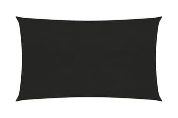 Solseil 160 g/m² svart 5x8 m HDPE - Svart - Hagemøbler - Solbeskyttelse - Solseil