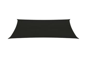 Solseil 160 g/m² svart 5x8 m HDPE - Svart - Hagemøbler - Solbeskyttelse - Solseil