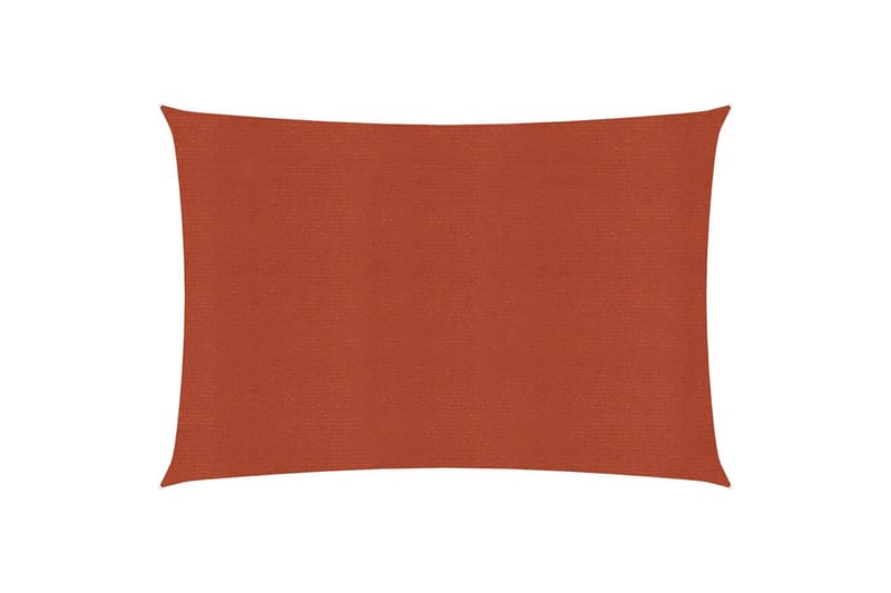 Solseil 160 g/m² terrakotta 2,5x3,5 m HDPE - Hagemøbler - Solbeskyttelse - Solseil