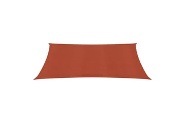 Solseil 160 g/m² terrakotta 2,5x3,5 m HDPE - Hagemøbler - Solbeskyttelse - Solseil
