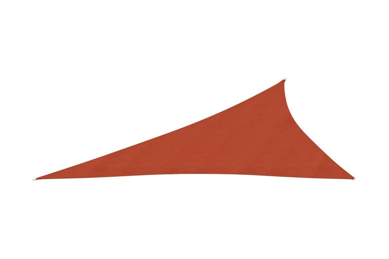 Solseil 160 g/m² terrakotta 3x4x5 m HDPE - Hagemøbler - Solbeskyttelse - Solseil