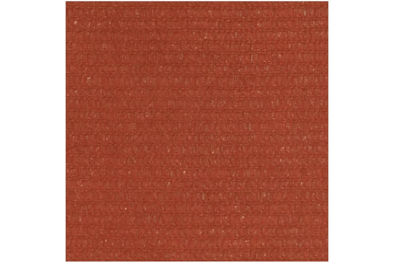 Solseil 160 g/m² terrakotta 4x6 m HDPE - Oransj - Hagemøbler - Solbeskyttelse - Solseil