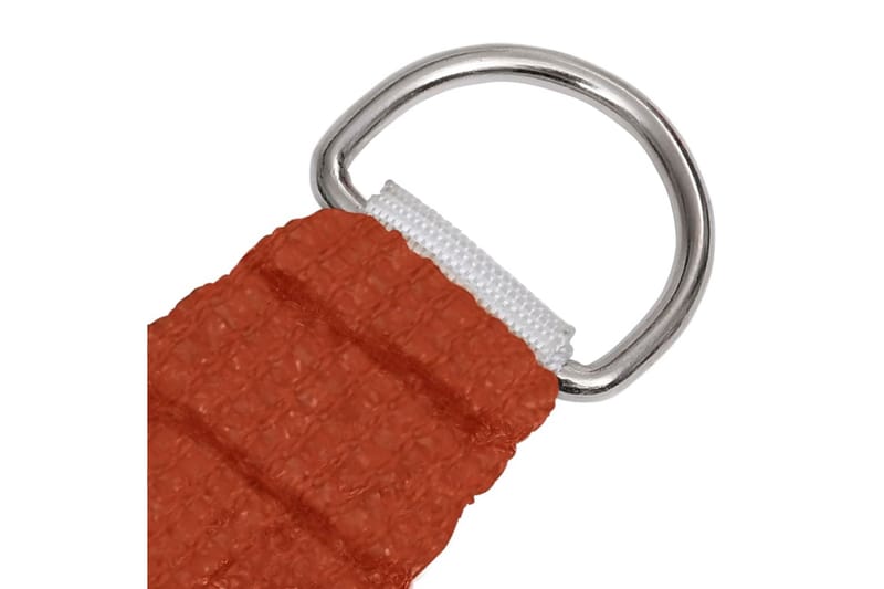 Solseil 160 g/m² terrakotta 4x6 m HDPE - Oransj - Hagemøbler - Solbeskyttelse - Solseil