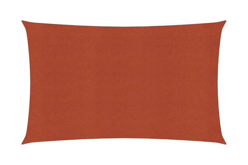 Solseil 160 g/m² terrakotta 4x7 m HDPE - Hagemøbler - Solbeskyttelse - Solseil