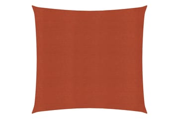 Solseil 160 g/m² terrakotta 6x6 m HDPE - Hagemøbler - Solbeskyttelse - Solseil