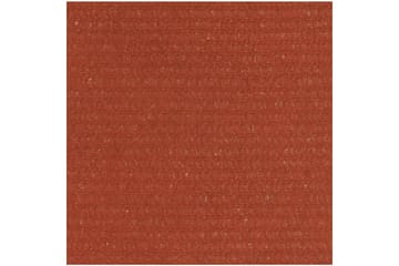 Solseil 160 g/m² terrakotta 7x7 m HDPE - Hagemøbler - Solbeskyttelse - Solseil