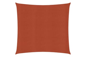 Solseil 160 g/m² terrakotta 7x7 m HDPE - Hagemøbler - Solbeskyttelse - Solseil