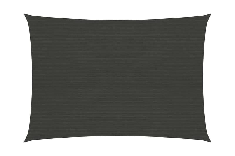 Solseil HDPE 2x3,5 m antrasitt - Antrasittgrå - Solseil